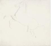 Edgar Degas, Study of a Horse from the Parthenon Frieze